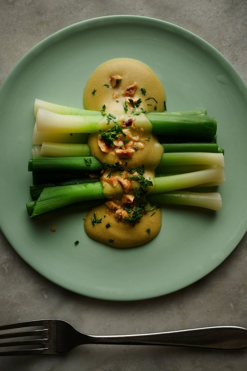 Image for article: Leeks vinaigrette