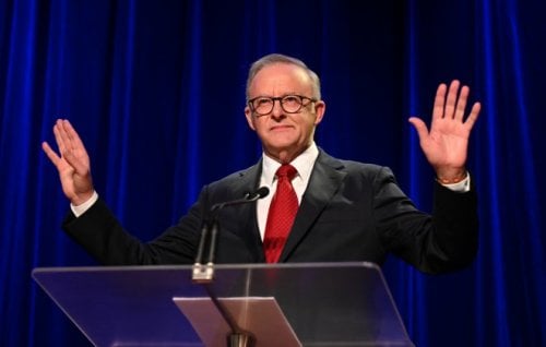 Image for article: Labor secures resounding victory