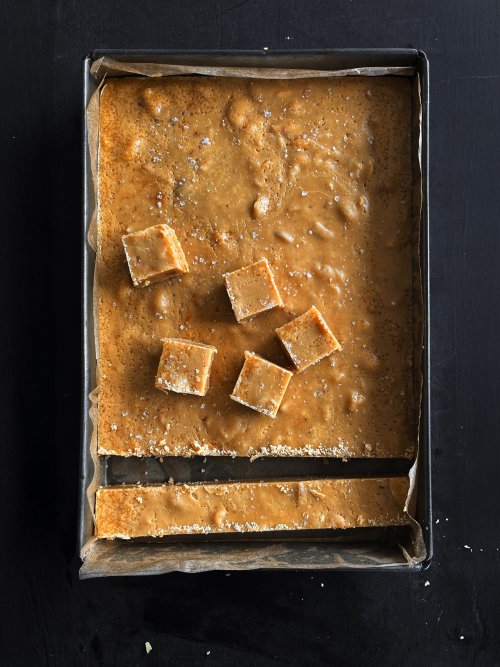 Image for article: Macadamia and star anise milk toffee