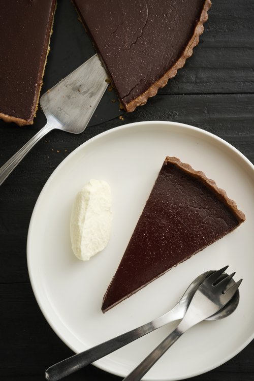 Image for article: Chocolate custard tart