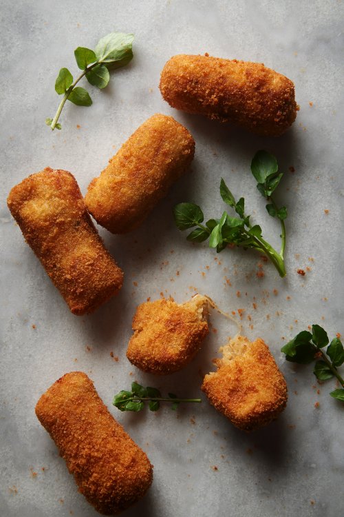 Image for article: Caramelised onion and gruyere croquettes