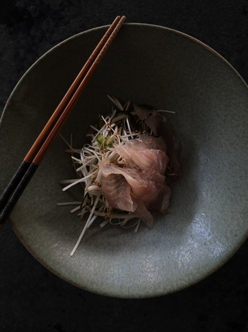 Image for article: Snapper cured in kelp