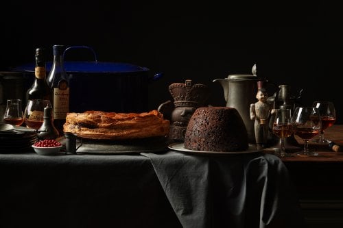 Image for article:  Galette des rois, and plum pudding with Armagnac custard
