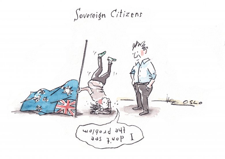 Cartoon image, links to full cartoon page