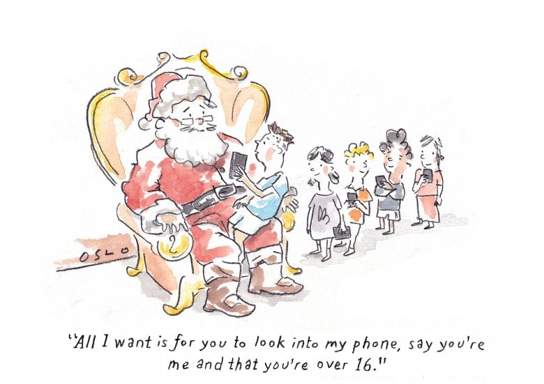 Cartoon image, links to full cartoon page