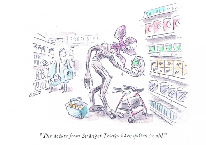 Cartoon image, links to full cartoon page