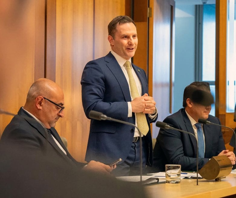 Liberal powerbroker and manager of opposition business in the House of Representatives Alex Hawke.