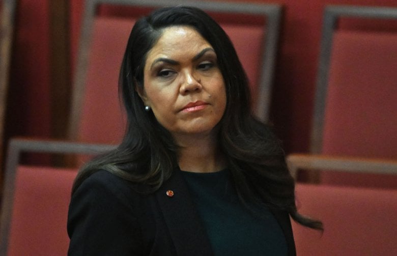 Jacinta Nampijinpa Price in the Senate chamber this month.