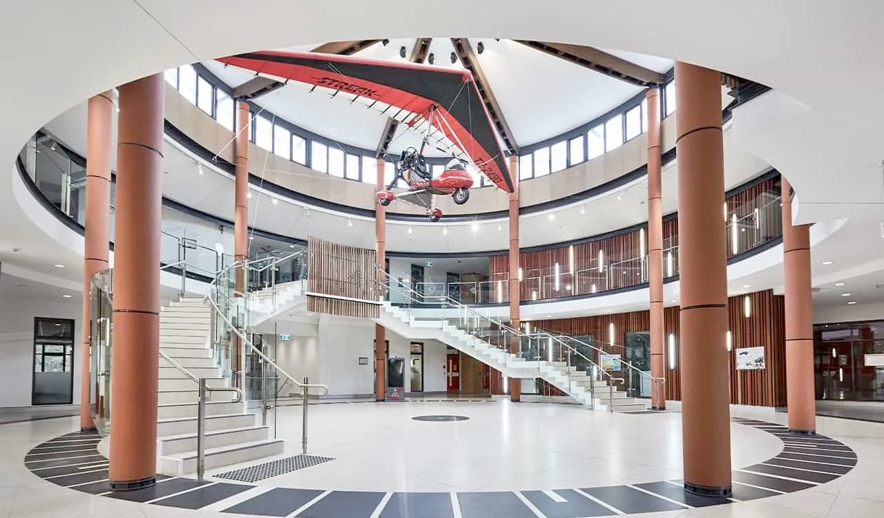 The senior school science centre at The King’s School in Parramatta.