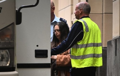 Erin Patterson leaves the Supreme Court of Victoria on Monday.