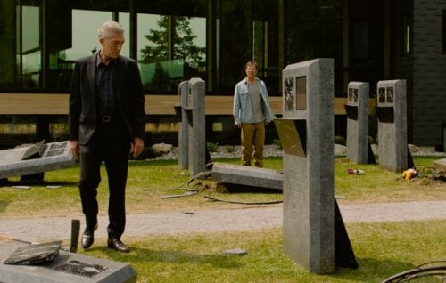 Vincent Cassel in a scene from David Cronenberg’s film The Shrouds.