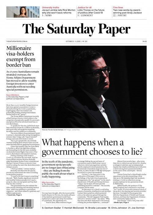 Read edition October 3 – 9, 2020 