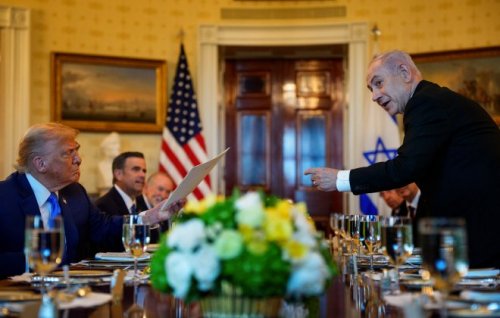 Image for article: Trump claims ceasefire possible within days