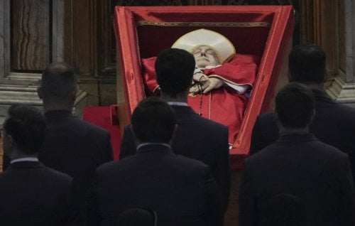 Image for article: Progressive and divisive: world marks death of Pope Francis