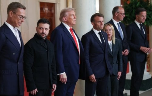 Image for article: Trump pledges security for Ukraine as part of peace deal