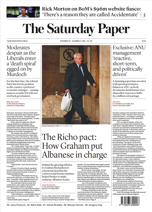 Read edition November 29 – December 5, 2025 