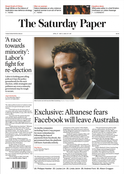 Read edition April 27 – May 3, 2024 