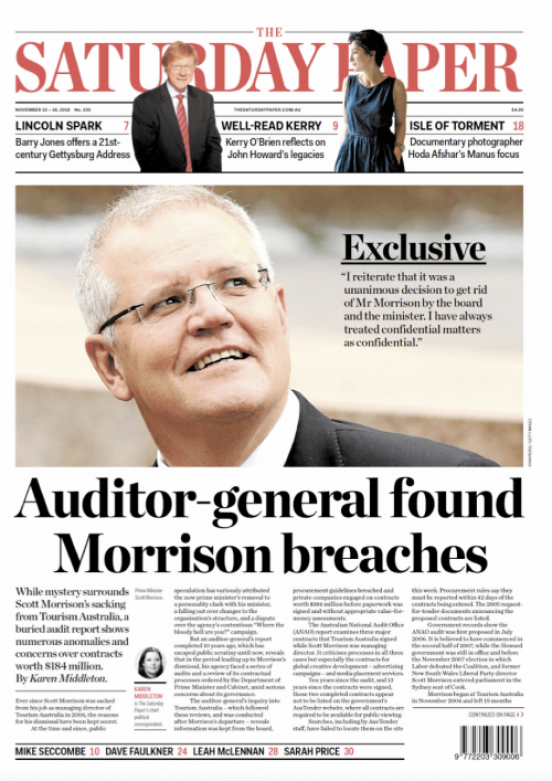 Read edition November 10–16, 2018 