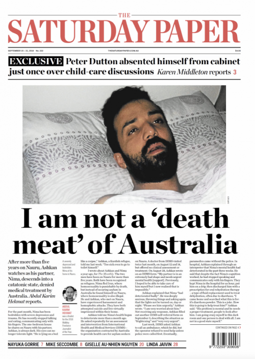 Read edition September 15 – 21, 2018 